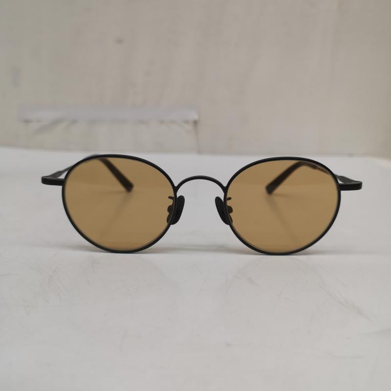 エーディーエスアール A.D.S.R. めがね・サングラス サングラス LOU 03 ボストン サングラス - 黒 / ブラック / black X 橙 / オレンジ / orange メンズ USED 古着 中古 50167705