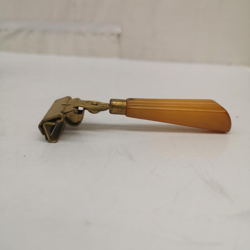 ヴィンテージ VINTAGE ファッション小物 ファッション小物 30s 40s シック エバーシャープ インジェクター 安全カミソリ - 金 / ゴールド / gold color X 橙 / オレンジ / orange メンズ USED 古着 中古 50167707