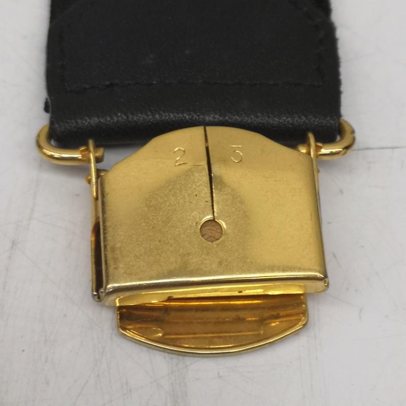 カルヴェン CARVEN ファッション小物 サスペンダー ヴィンテージ サスペンダー - 黒 / ブラック / black X 金 / ゴールド / gold color メンズ USED 古着 中古 50167708