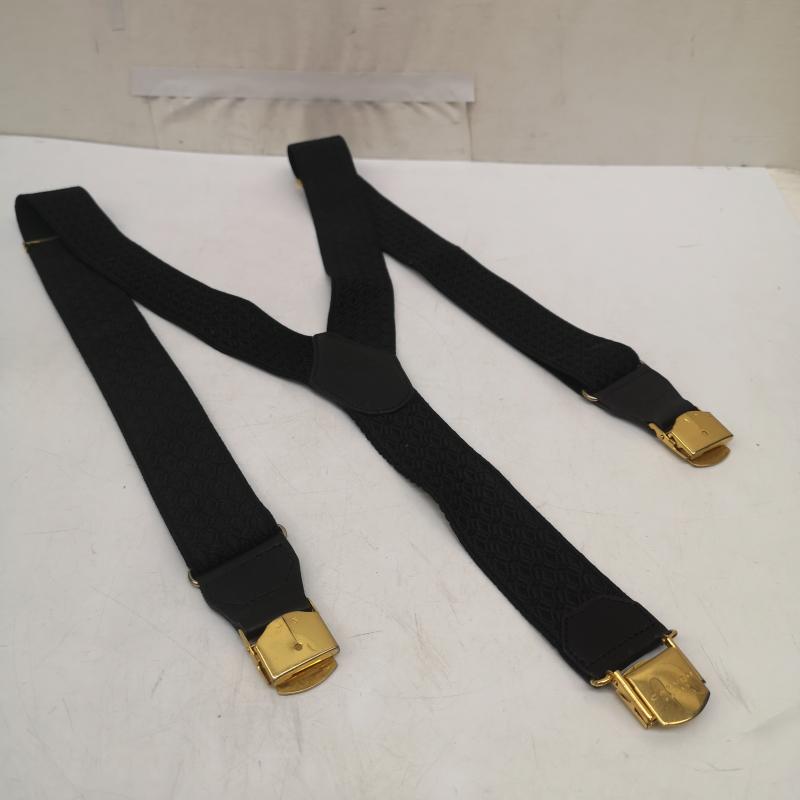 カルヴェン CARVEN ファッション小物 サスペンダー ヴィンテージ サスペンダー - 黒 / ブラック / black X 金 / ゴールド / gold color メンズ USED 古着 中古 50167708