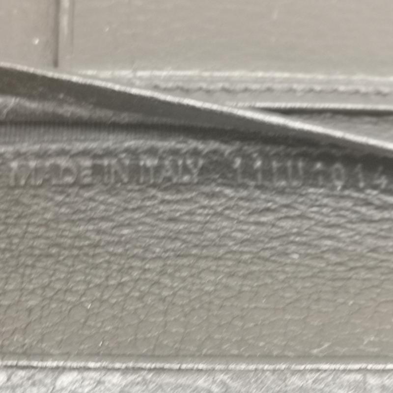 クリスチャンディオール Christian Dior 財布 二つ折り ロゴ 金具 レザー 本革 二つ折り 財布 トロッター 柄 - 黒 / ブラック / black レディース USED 古着 中古 50167710