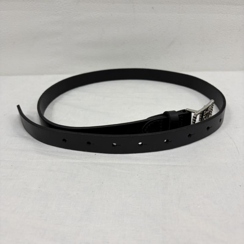 ジェイダ GYDA ベルト・バックル ベルト GGロゴ バックル レザーベルト - ロゴ、文字 黒 / ブラック / black X 銀 / シルバー / silver color レディース USED 古着 中古 50167711