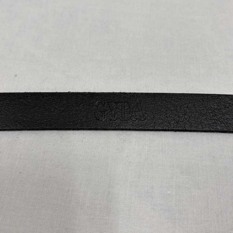 ジェイダ GYDA ベルト・バックル ベルト GGロゴ バックル レザーベルト - ロゴ、文字 黒 / ブラック / black X 銀 / シルバー / silver color レディース USED 古着 中古 50167711
