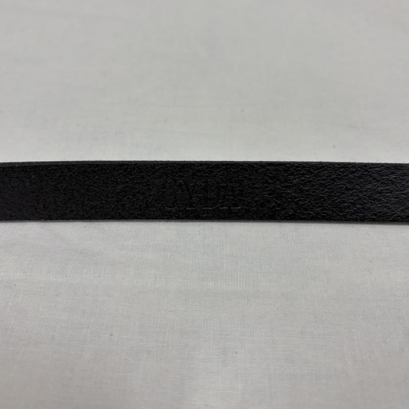 ジェイダ GYDA ベルト・バックル ベルト GGロゴ バックル レザーベルト - ロゴ、文字 黒 / ブラック / black X 金 / ゴールド / gold color レディース USED 古着 中古 50167712