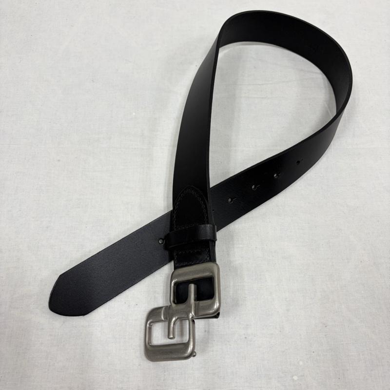 ジェイダ GYDA ベルト・バックル ベルト GGロゴ バックル ワイド レザーベルト - ロゴ、文字 黒 / ブラック / black X 銀 / シルバー / silver color レディース USED 古着 中古 50167716