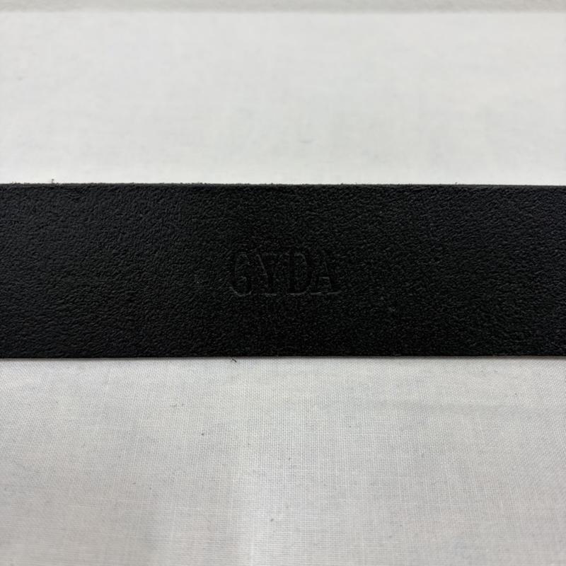 ジェイダ GYDA ベルト・バックル ベルト GGロゴ バックル ワイド レザーベルト - ロゴ、文字 黒 / ブラック / black X 銀 / シルバー / silver color レディース USED 古着 中古 50167716
