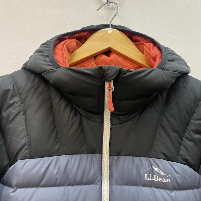 エルエルビーン L.L.Bean ジャケット、上着 ダウンジャケット ビーンズ ダウン フード ジャケット カラーブロック M 黒 / ブラック / black X 灰 / グレー / gray メンズ USED 古着 中古 50167718