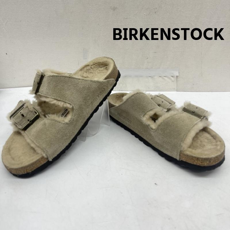 ビルケンシュトック BIRKENSTOCK サンダル サンダル Arizona Shearling Taupe トープ カラー コンフォート サンダル UK：5 チャコールグレー / チャコールグレー / レディース USED 古着 中古 50167720