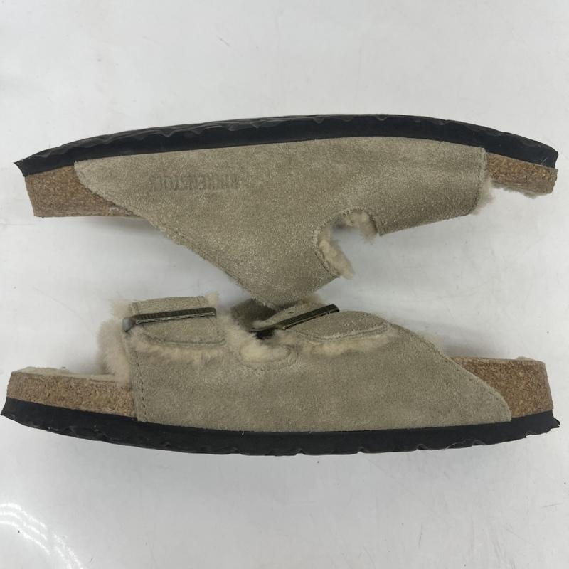 ビルケンシュトック BIRKENSTOCK サンダル サンダル Arizona Shearling Taupe トープ カラー コンフォート サンダル UK：5 チャコールグレー / チャコールグレー / レディース USED 古着 中古 50167720