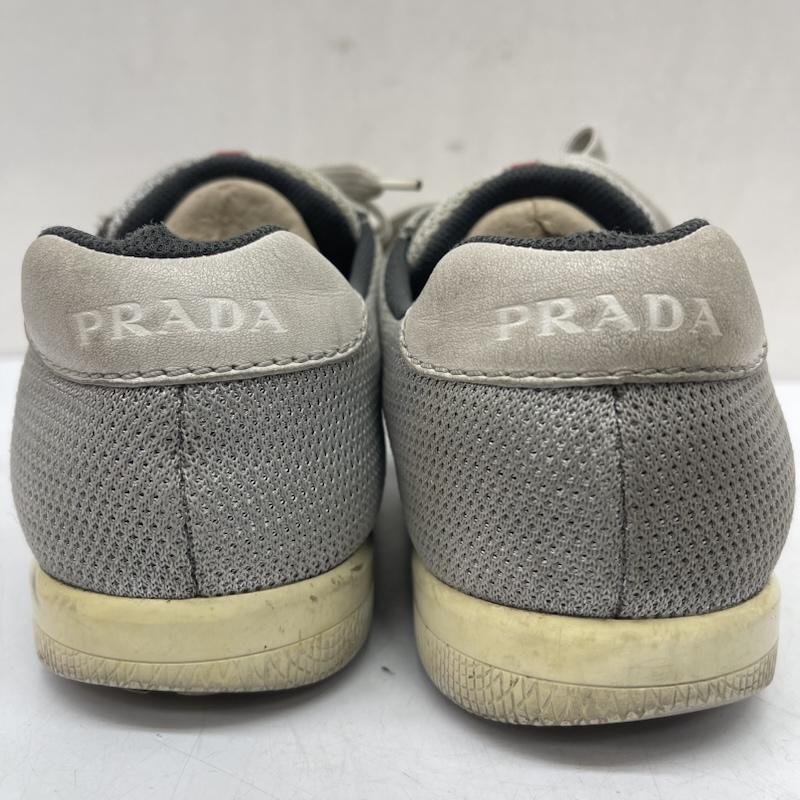 プラダスポーツ PRADASPORTS スニーカー スニーカー Light Grey Mesh Lace Low Top Sneakers 1E 2098 UK：8 灰 / グレー / gray メンズ USED 古着 中古 50167722