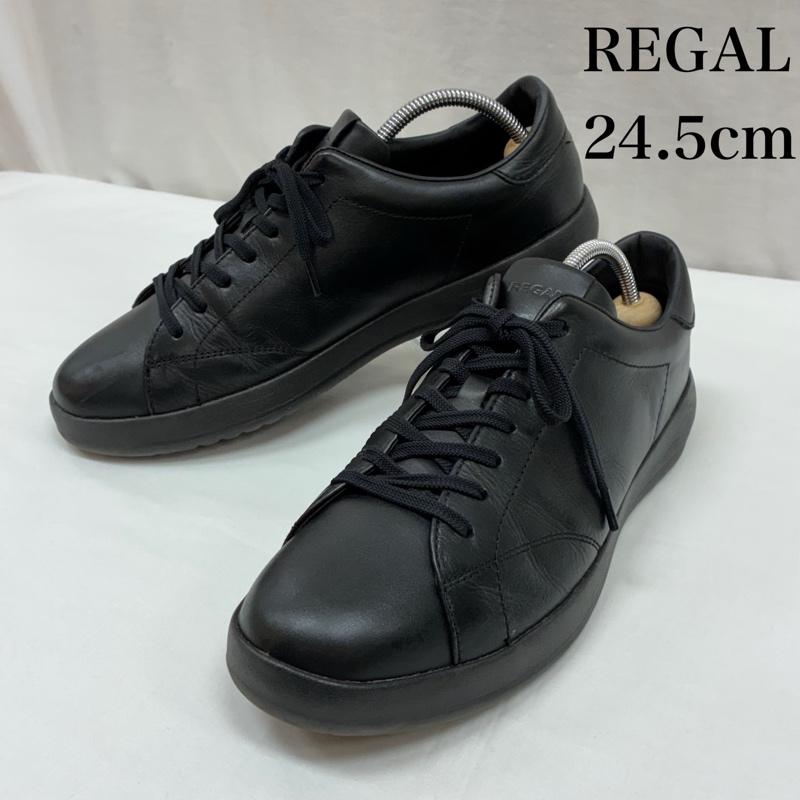 リーガル REGAL スニーカー スニーカー レースアップ レザー スニーカー NC25H 57BL 24.5cm メンズ USED 古着 中古 50167727