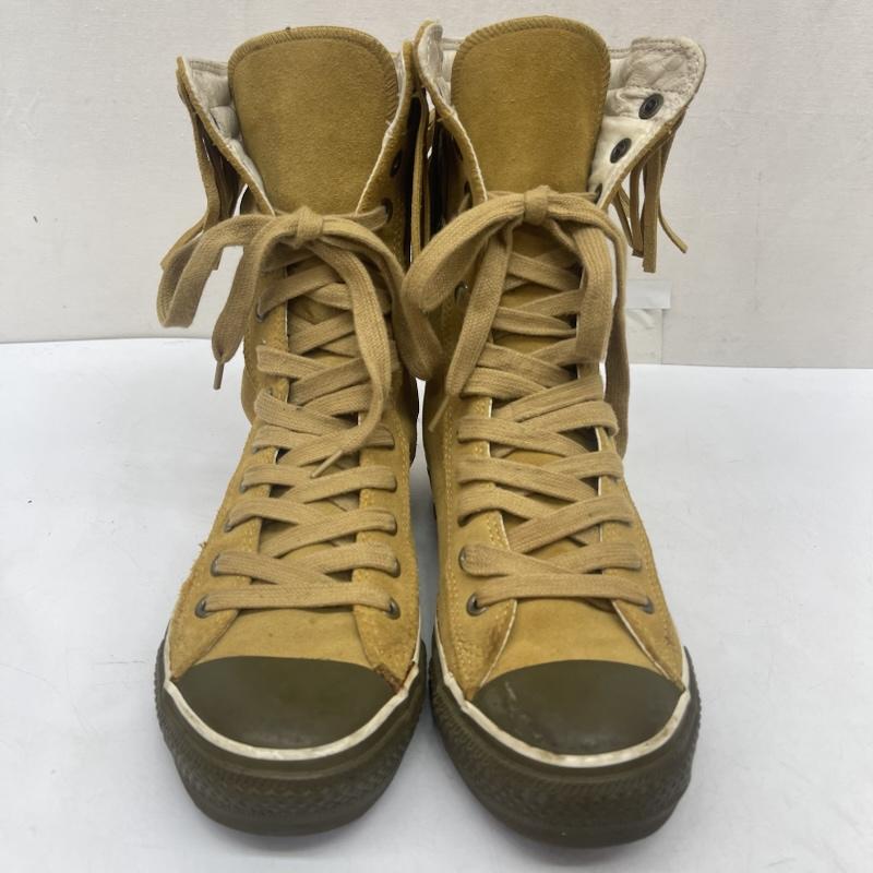 コンバース CONVERSE スニーカー スニーカー AS MACARONIA KNEE-HI ニーハイ スエード ハイカット スニーカー 25.0cm キャメル / キャメル / レディース USED 古着 中古 50167729