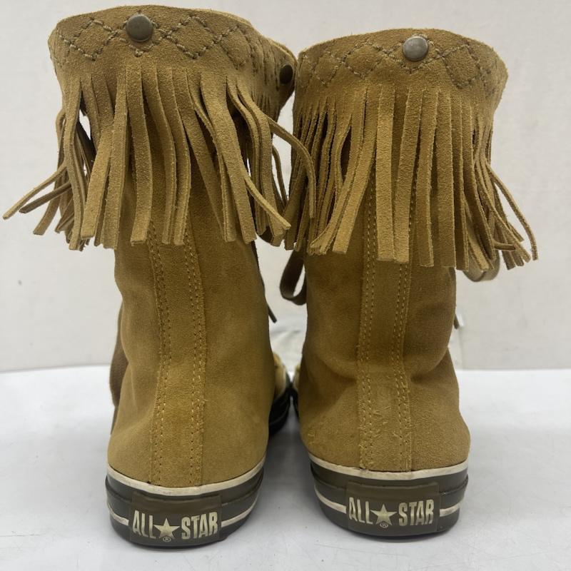 コンバース CONVERSE スニーカー スニーカー AS MACARONIA KNEE-HI ニーハイ スエード ハイカット スニーカー 25.0cm キャメル / キャメル / レディース USED 古着 中古 50167729