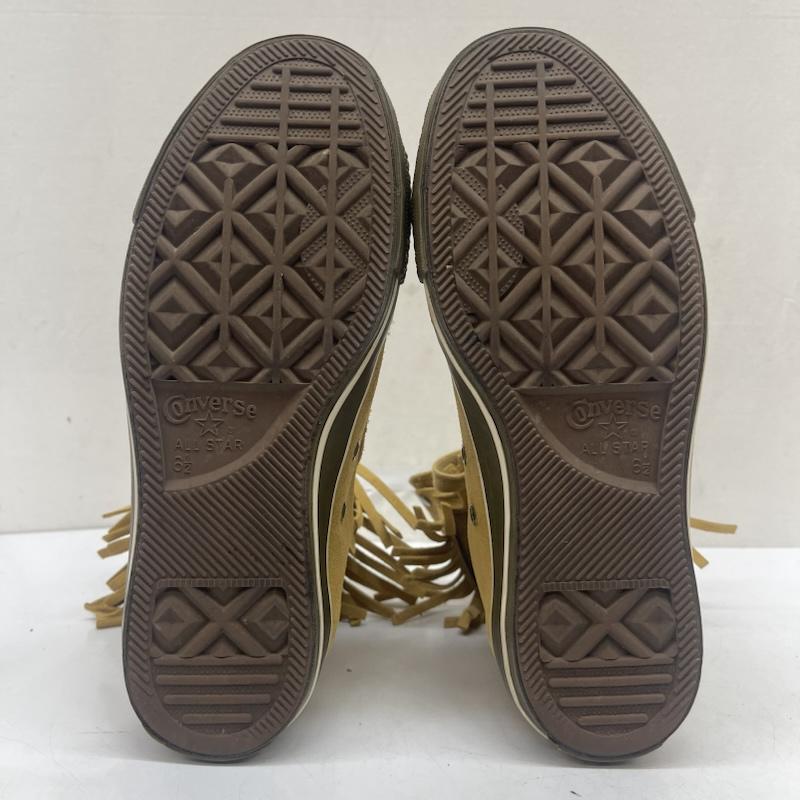 コンバース CONVERSE スニーカー スニーカー AS MACARONIA KNEE-HI ニーハイ スエード ハイカット スニーカー 25.0cm キャメル / キャメル / レディース USED 古着 中古 50167729