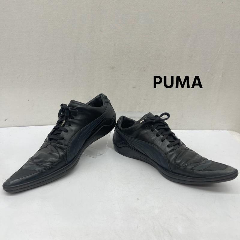 プーマ PUMA スニーカー スニーカー Alexander McQueenコラボ THE BLACK LABEL アーカイブ レザー スニーカー 28.0cm 黒 / ブラック / black メンズ USED 古着 中古 50167733