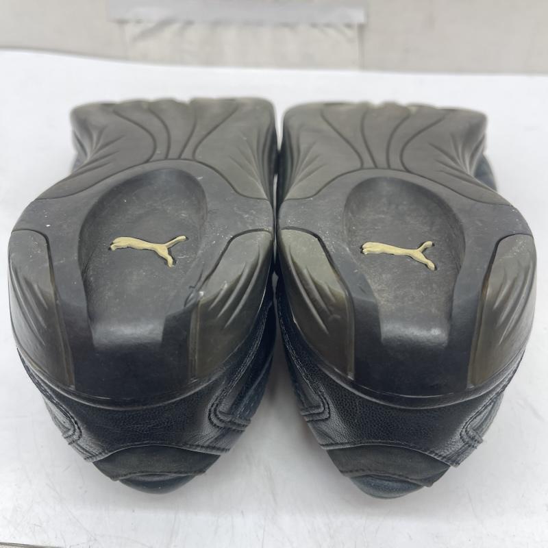 プーマ PUMA スニーカー スニーカー Alexander McQueenコラボ THE BLACK LABEL アーカイブ レザー スニーカー 28.0cm 黒 / ブラック / black メンズ USED 古着 中古 50167733