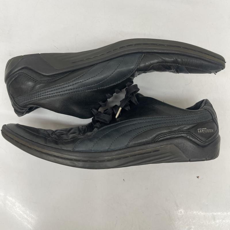 プーマ PUMA スニーカー スニーカー Alexander McQueenコラボ THE BLACK LABEL アーカイブ レザー スニーカー 28.0cm 黒 / ブラック / black メンズ USED 古着 中古 50167733