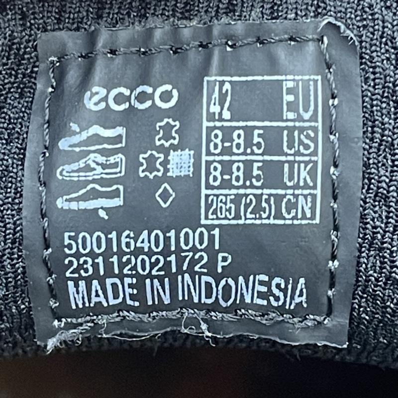 エコー ECCO 革靴 革靴 HELSINKI 2 メンズ レザー ダービー ビジネス シューズ 50016401001 UK：8.5 黒 / ブラック / black メンズ USED 古着 中古 50167735