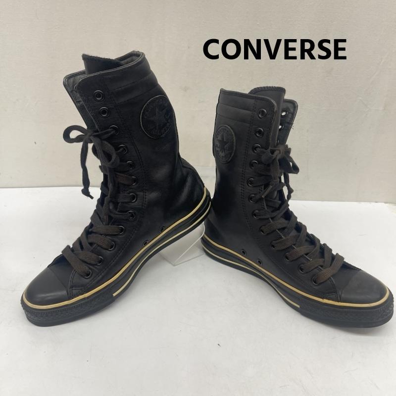 コンバース CONVERSE スニーカー スニーカー ALL STAR EXTRA LE KNEE-HI スーパー ハイカット スニーカー ブーツ 9s 03 11 02 24.5cm 黒 / ブラック / black レディース USED 古着 中古 50167737