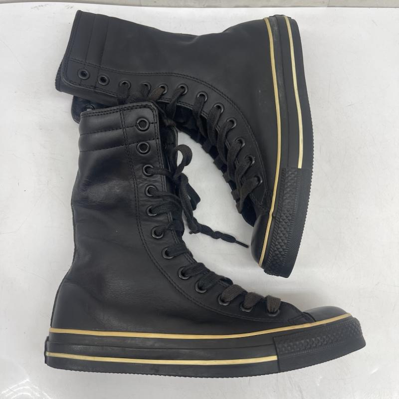 コンバース CONVERSE スニーカー スニーカー ALL STAR EXTRA LE KNEE-HI スーパー ハイカット スニーカー ブーツ 9s 03 11 02 24.5cm 黒 / ブラック / black レディース USED 古着 中古 50167737