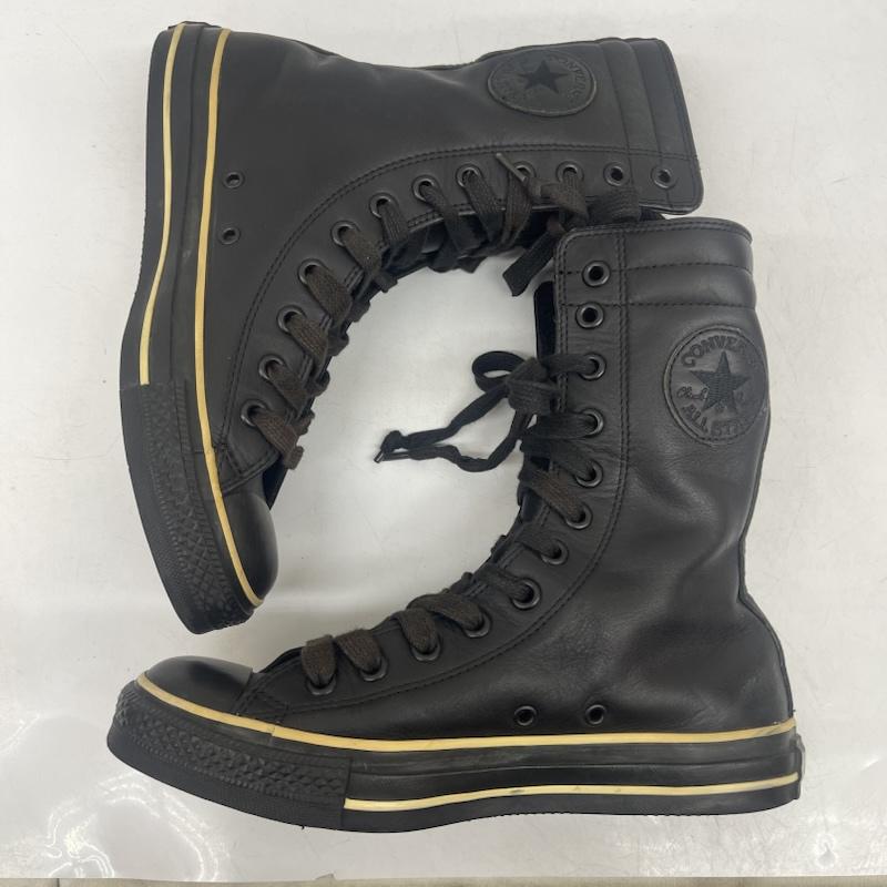 コンバース CONVERSE スニーカー スニーカー ALL STAR EXTRA LE KNEE-HI スーパー ハイカット スニーカー ブーツ 9s 03 11 02 24.5cm 黒 / ブラック / black レディース USED 古着 中古 50167737