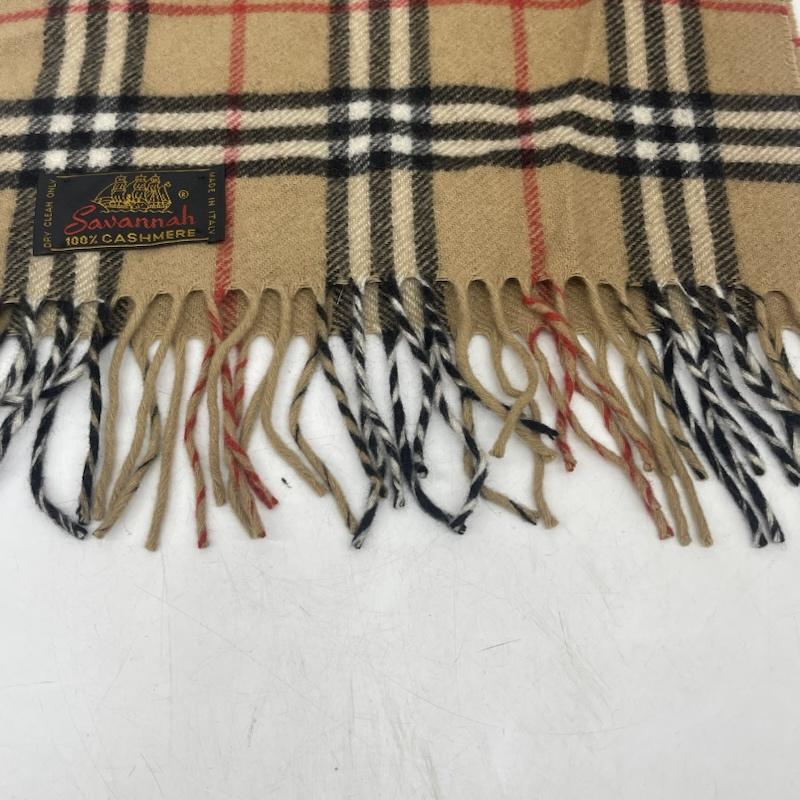 古着 USED マフラー マフラー Savannah イタリア製 チェック柄 カシミヤ マフラー ベージュ / ベージュ / beige レディース USED 古着 中古 50167740