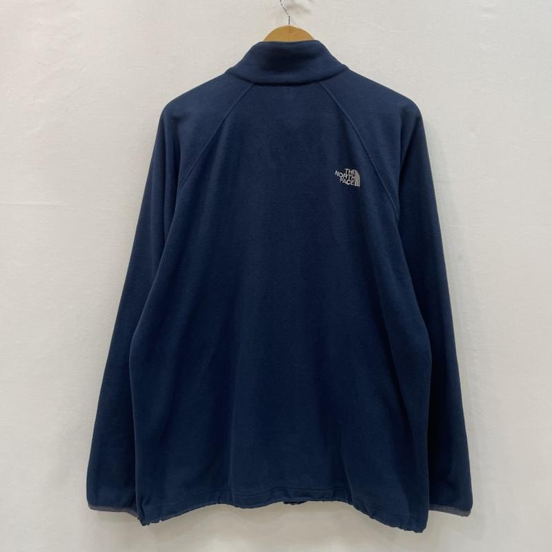 ザノースフェイス THE NORTH FACE ジャケット、上着 ジャンパー、ブルゾン バーサ ジップ イン ジャケット フリース フルジップ ホワイト ブラウン ロゴ 刺繍 L 紺 / ネイビー / navy メンズ USED 古着 中古 50167743