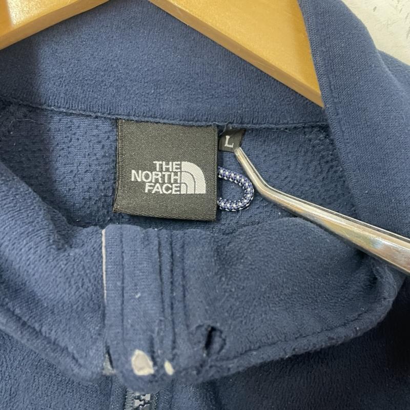 ザノースフェイス THE NORTH FACE ジャケット、上着 ジャンパー、ブルゾン バーサ ジップ イン ジャケット フリース フルジップ ホワイト ブラウン ロゴ 刺繍 L 紺 / ネイビー / navy メンズ USED 古着 中古 50167743