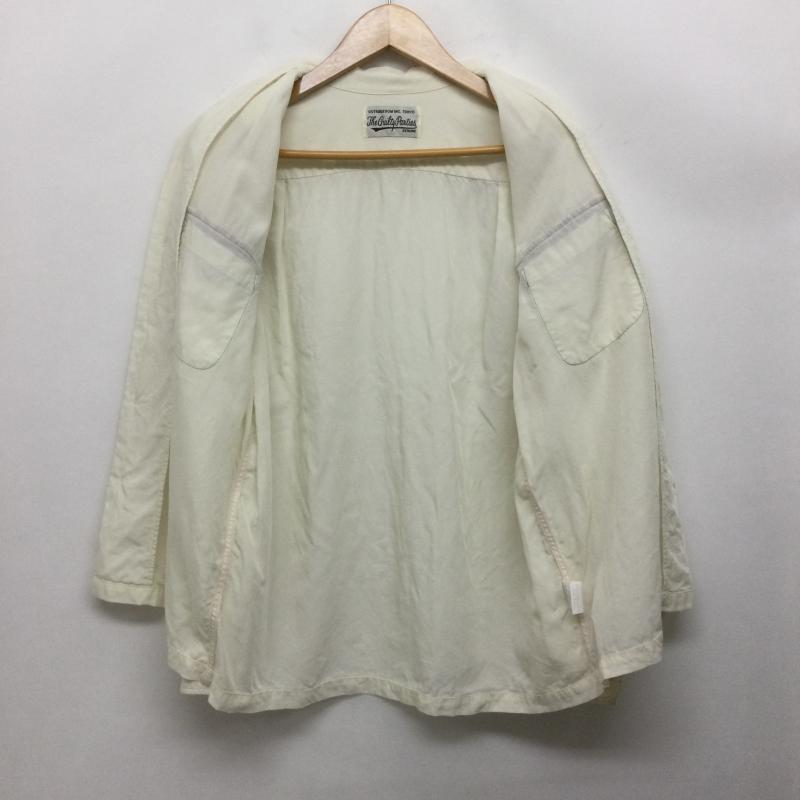 ワコマリア WACKO MARIA シャツ、ブラウス 長袖 wacko maria オープンカラーシャツ 胸ダブルフラップ S 無地 白 / ホワイト / white メンズ USED 古着 中古 50167747