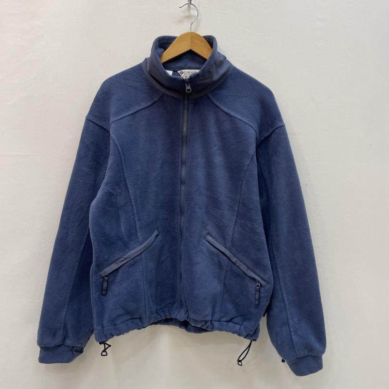 コロンビア Columbia ジャケット、上着 ジャンパー、ブルゾン 90s ヴィンテージ フル ジップ フリース ジャケット M 青 / ブルー / blue レディース USED 古着 中古 50167750