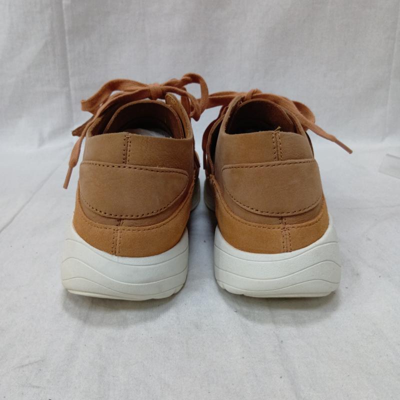 クラークス Clarks スニーカー スニーカー trigenic evo トライジェニック エヴォ レザースニーカー Vibramソール UK：6 無地 橙 / オレンジ / orange レディース USED 古着 中古 50167754