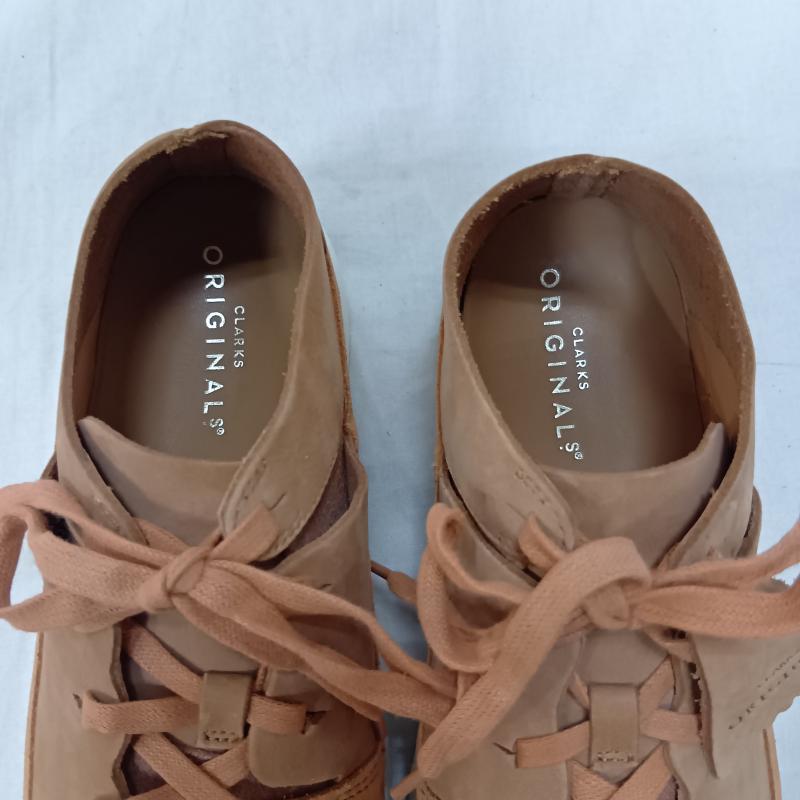 クラークス Clarks スニーカー スニーカー trigenic evo トライジェニック エヴォ レザースニーカー Vibramソール UK：6 無地 橙 / オレンジ / orange レディース USED 古着 中古 50167754