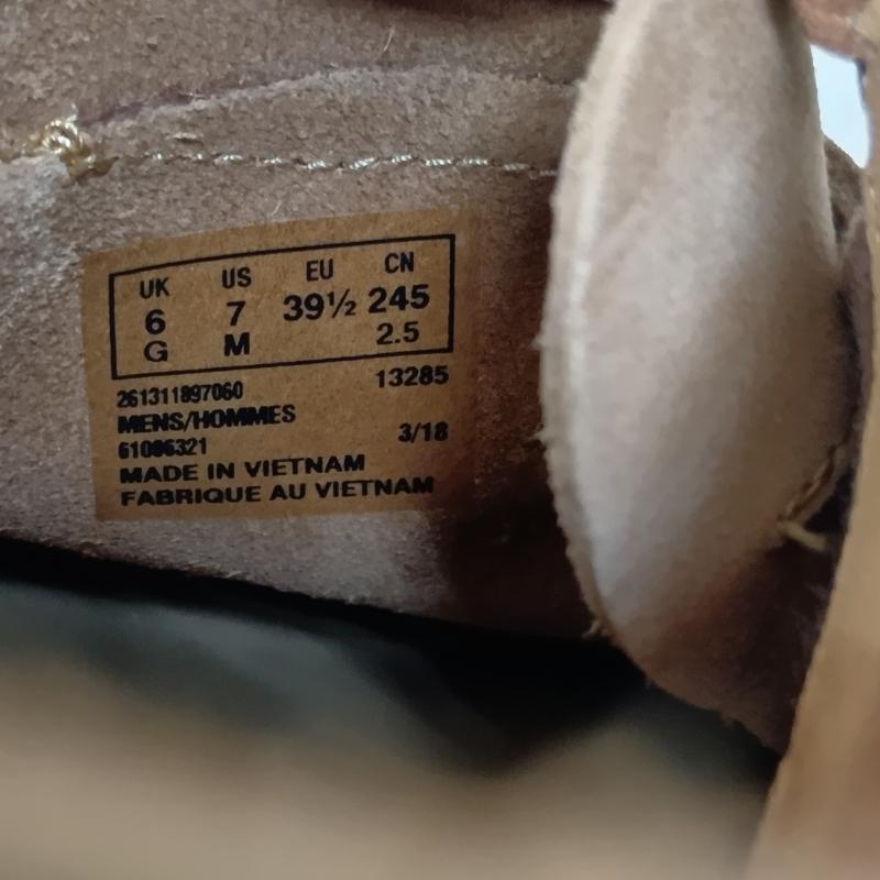 クラークス Clarks スニーカー スニーカー trigenic evo トライジェニック エヴォ レザースニーカー Vibramソール UK：6 無地 橙 / オレンジ / orange レディース USED 古着 中古 50167754