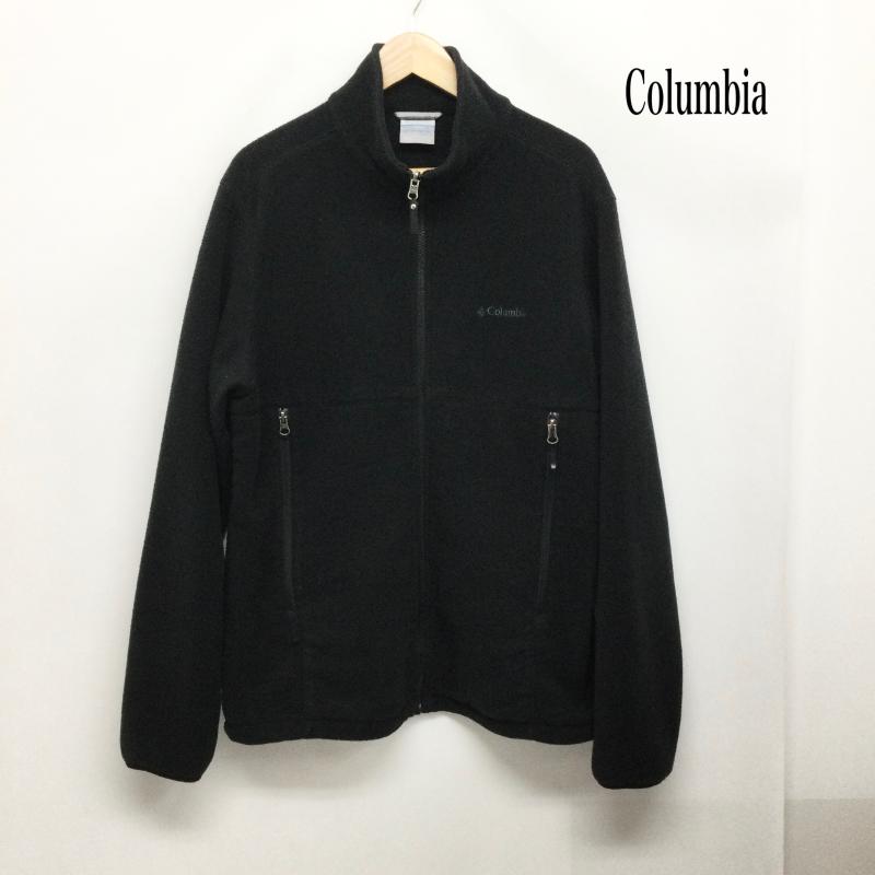 コロンビア Columbia ジャケット、上着 ジャンパー、ブルゾン コロンビア フリース アウター ジャケット COLUMBIA PM3821 BUCKEYE SPRINGS JACKET XL 無地 黒 / ブラック / black メンズ USED 古着 中古 50167756