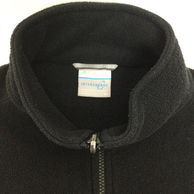 コロンビア Columbia ジャケット、上着 ジャンパー、ブルゾン コロンビア フリース アウター ジャケット COLUMBIA PM3821 BUCKEYE SPRINGS JACKET XL 無地 黒 / ブラック / black メンズ USED 古着 中古 50167756