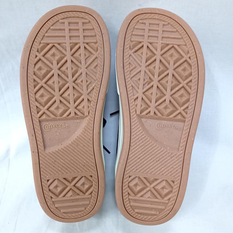 コンバース CONVERSE スニーカー スニーカー ALL STAR R BOARDERSTAR MOCCASIN OX オールスターR ボーダースター モカシン オックス 1SE365 厚底 24.0cm 無地 白 / ホワイト / white X 黒 / ブラック / black レディース USED 古着 中古 50167757