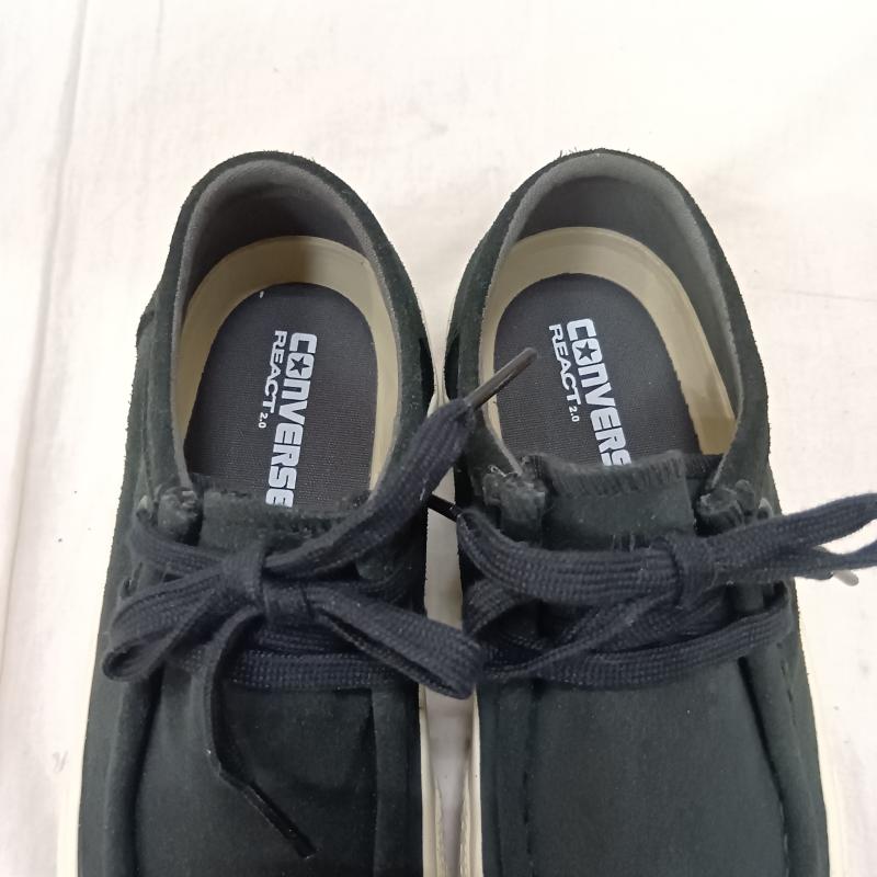 コンバース CONVERSE スニーカー スニーカー ALL STAR R BOARDERSTAR MOCCASIN OX オールスターR ボーダースター モカシン オックス 1SE365 厚底 24.0cm 無地 白 / ホワイト / white X 黒 / ブラック / black レディース USED 古着 中古 50167757