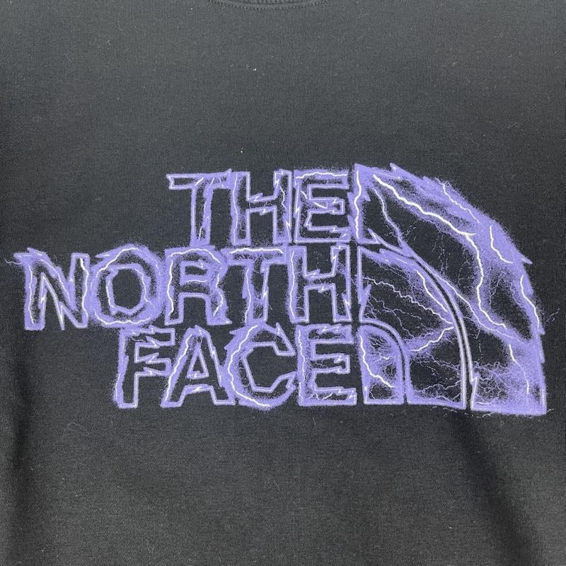 ザノースフェイス THE NORTH FACE トレーナー 長袖 ロゴ グラフィック クルースウェット トレーナー nt12441r XL 黒 / ブラック / black メンズ USED 古着 中古 50167758