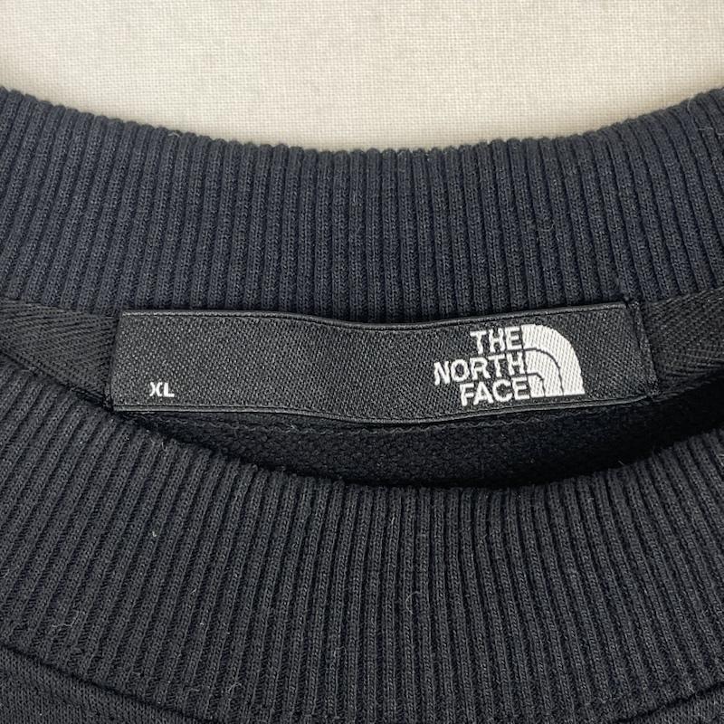 ザノースフェイス THE NORTH FACE トレーナー 長袖 ロゴ グラフィック クルースウェット トレーナー nt12441r XL 黒 / ブラック / black メンズ USED 古着 中古 50167758