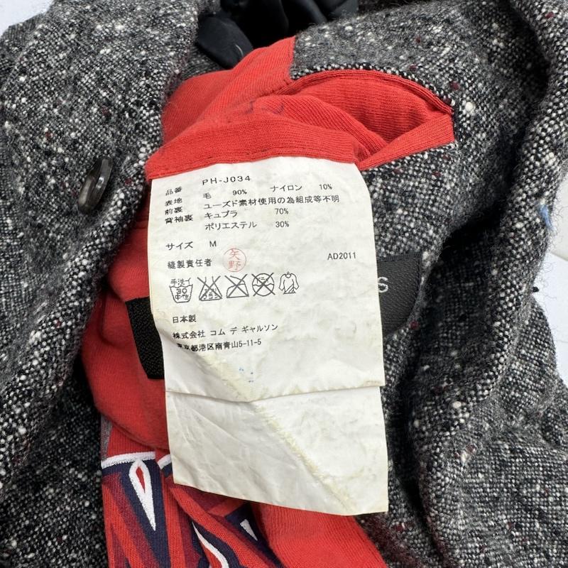 コムデギャルソンオムプリュス COMME des GARCONS HOME PLUS ジャケット、上着 ジャケット、ブレザー 11AW ビンテージ クロスライニング ウール テーラード ジャケット PH-J034 M 灰 / グレー / gray メンズ USED 古着 中古 50167759