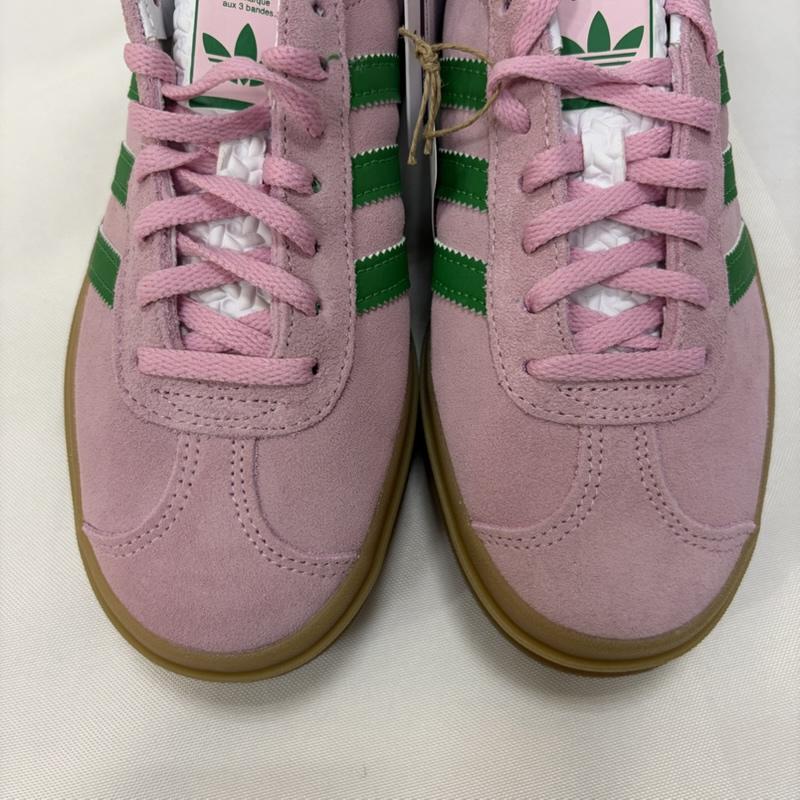 アディダス adidas スニーカー スニーカー ガゼルボールド Gazelle Bold ピンク グレーン ie0420 厚底スニーカー 24.5cm 無地 桃 / ピンク / pink X 緑 / グリーン / green レディース USED 古着 中古 50167761