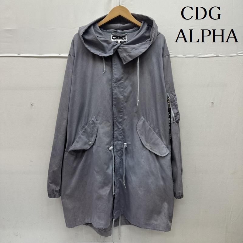 コムデギャルソン COMME des GARCONS コート コート一般 CDG ALPHA モッズ コート SZ-J024 M 灰 / グレー / gray メンズ USED 古着 中古 50167764