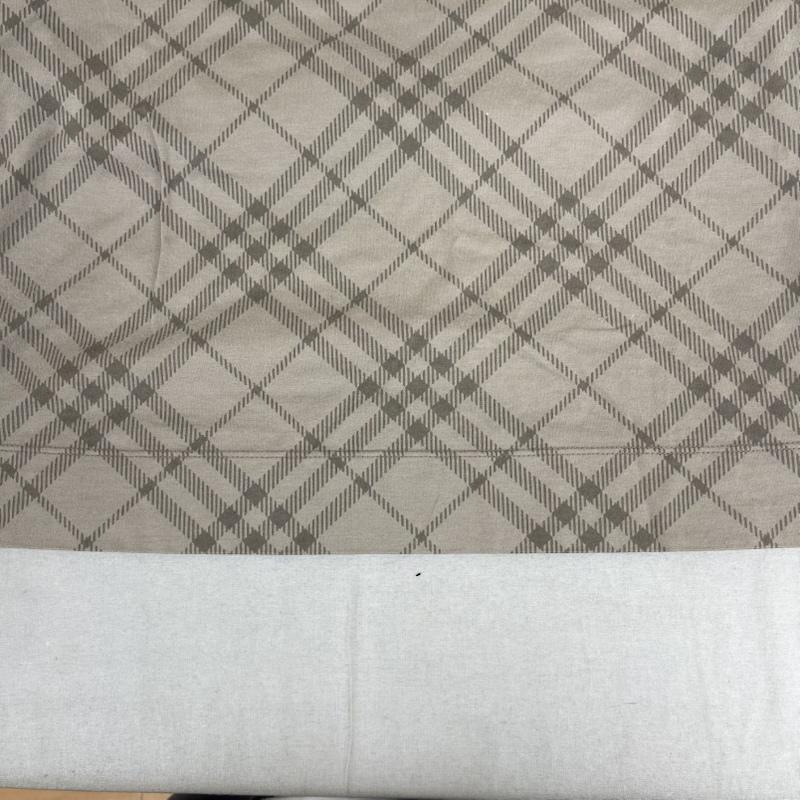 バーバリー・ブルーレーベル BURBERRY BLUE LABEL カットソー 半袖 ノバチェック柄 パフスリーブ 半袖 Tシャツ カットソー 36 ベージュ / ベージュ / beige レディース USED 古着 中古 50167765