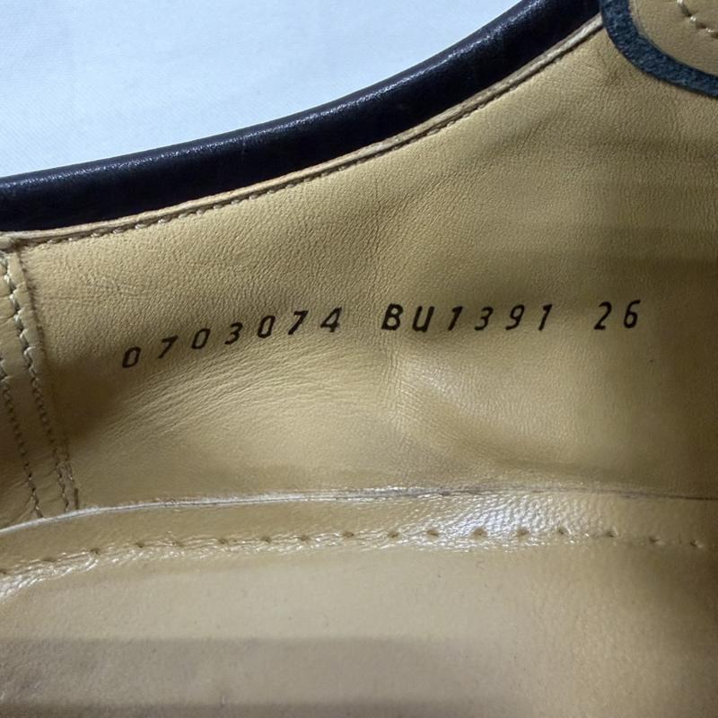バーバリー BURBERRY 革靴 革靴 ドレスシューズ ビジネスシューズ 26.0cm 無地 黒 / ブラック / black メンズ USED 古着 中古 50167766