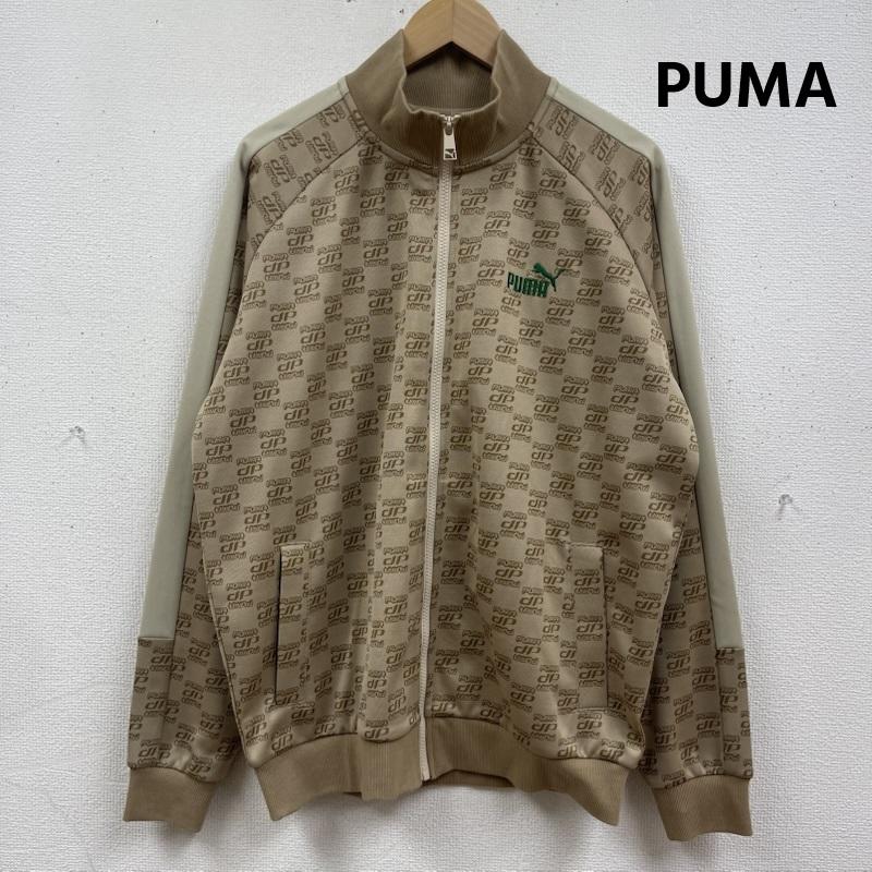 プーマ PUMA ジャケット、上着 ジャンパー、ブルゾン CORE HERITAGE モノグラム トラック ジャケット 680697 L ベージュ / ベージュ / beige メンズ USED 古着 中古 50167767