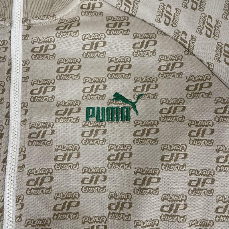 プーマ PUMA ジャケット、上着 ジャンパー、ブルゾン CORE HERITAGE モノグラム トラック ジャケット 680697 L ベージュ / ベージュ / beige メンズ USED 古着 中古 50167767