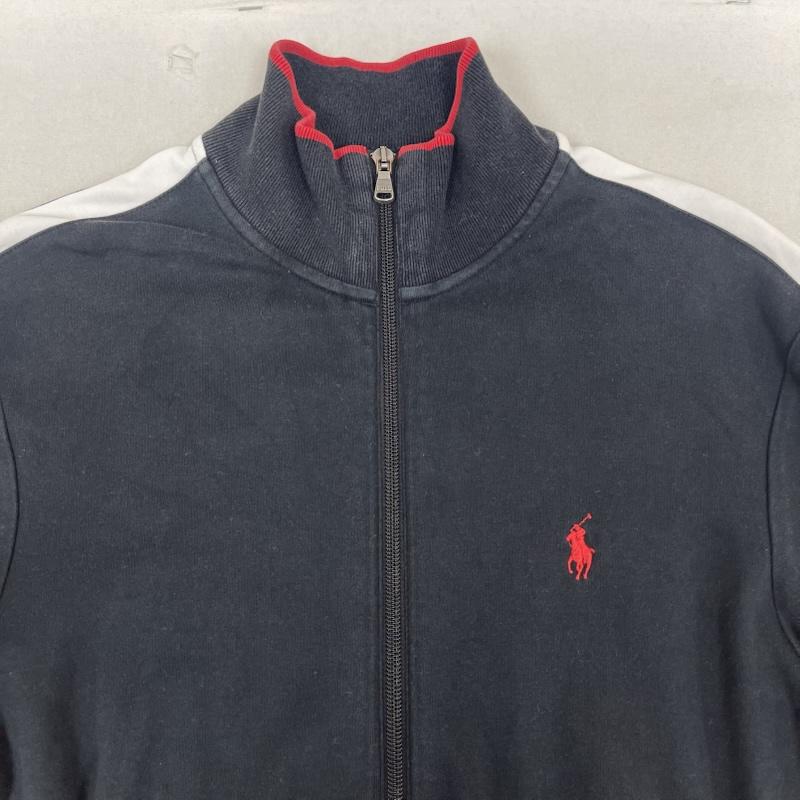 ポロラルフローレン POLO RALPH LAUREN ジャケット、上着 ジャンパー、ブルゾン トラック ジャケット フルジップ トラック ジャケット ジャージ XS 黒 / ブラック / black メンズ USED 古着 中古 50167768