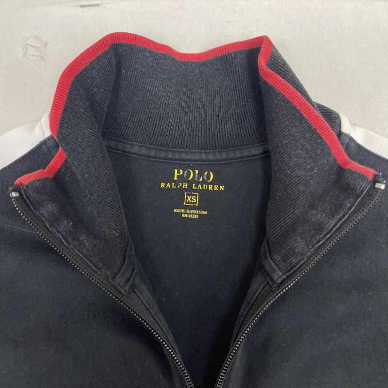 ポロラルフローレン POLO RALPH LAUREN ジャケット、上着 ジャンパー、ブルゾン トラック ジャケット フルジップ トラック ジャケット ジャージ XS 黒 / ブラック / black メンズ USED 古着 中古 50167768
