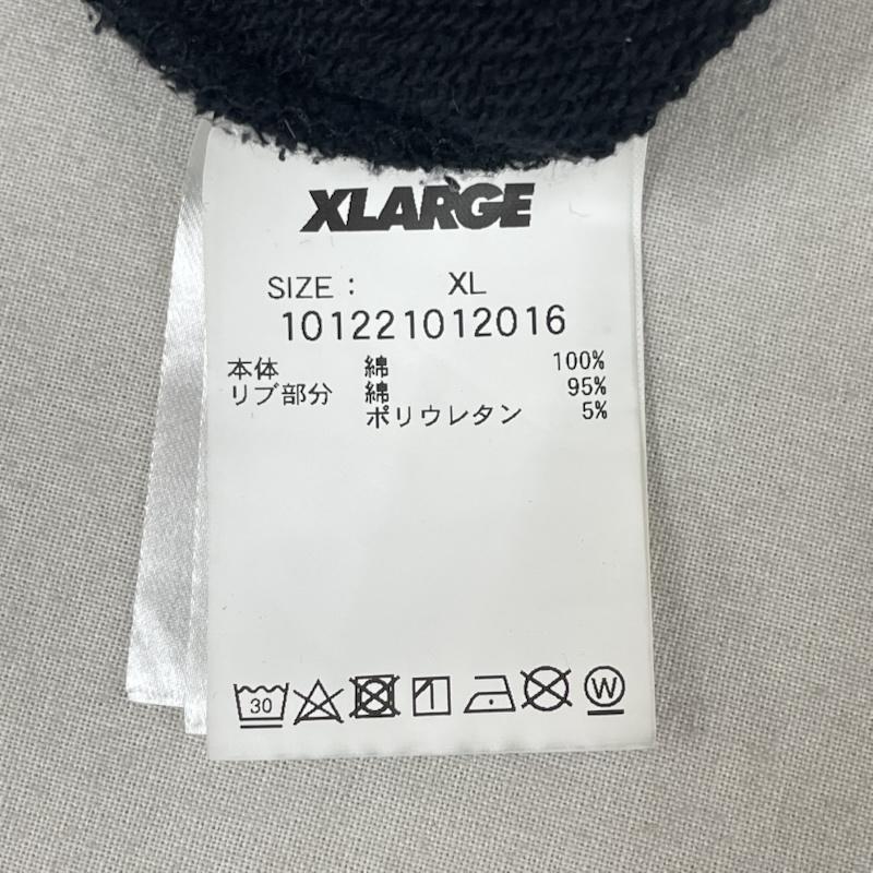 エクストララージ XLARGE パーカー 長袖 EMBROIDERY SLANTED OG PULLOVER HOODED SWEAT 101221012016 XL 黒 / ブラック / black メンズ USED 古着 中古 50167770