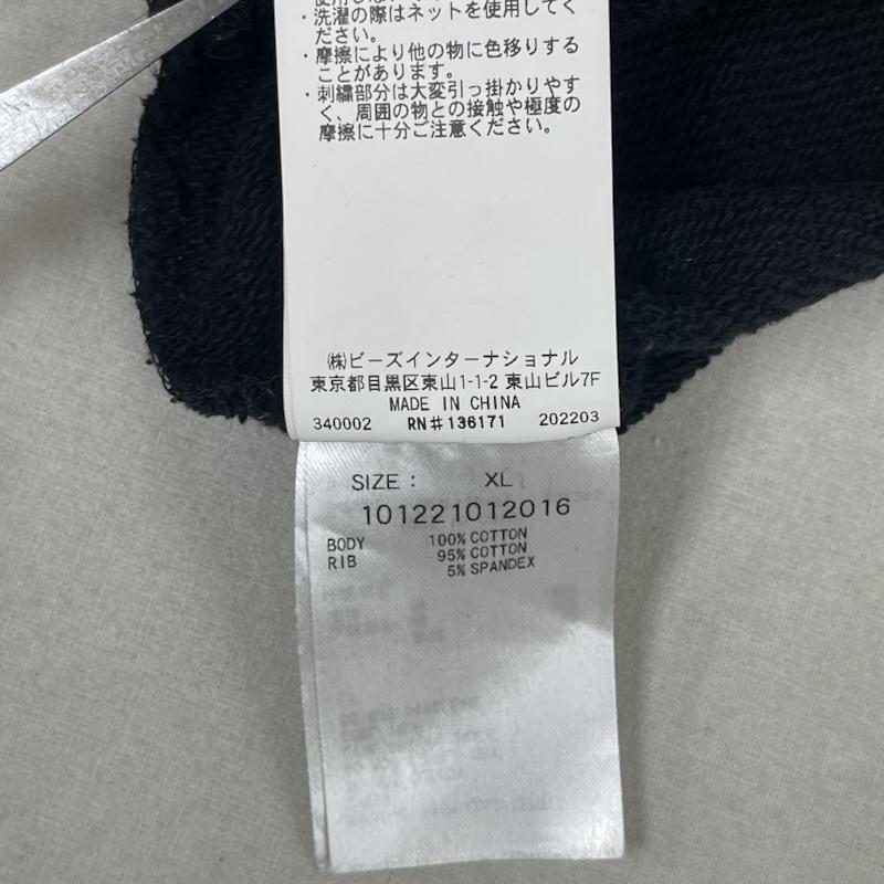 エクストララージ XLARGE パーカー 長袖 EMBROIDERY SLANTED OG PULLOVER HOODED SWEAT 101221012016 XL 黒 / ブラック / black メンズ USED 古着 中古 50167770